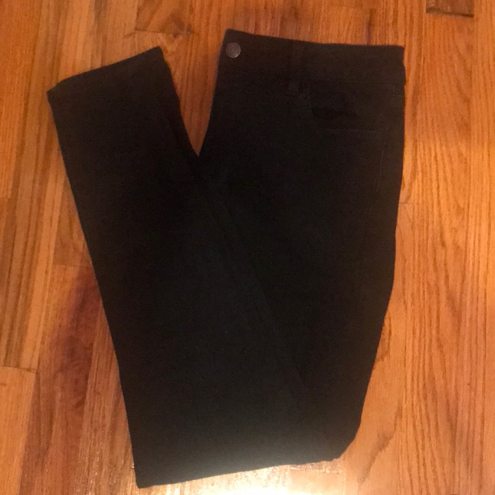 Black American Eagle Super High Rise Jeggings